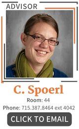 C. Spoerl Room 44 Phone 715.387.8464 extension 4042, click image to email